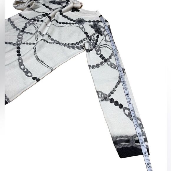 Talbots Merino Wool jewel print sweater size small petite - Picture 10 of 16